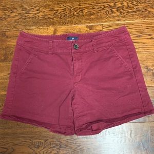 AMERICAN EAGLE Maroon Midi Shorts